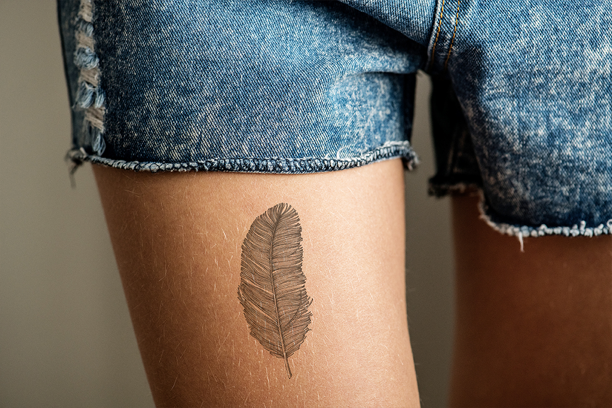 Ideas de tatuajes de plumas y su precioso significado