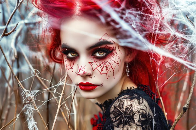 Maquillaje de araña para halloween: 4 ideas