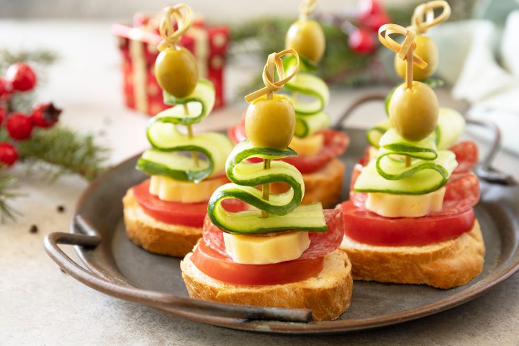 Te aseguramos que estos aperitivos saludables de Navidad.